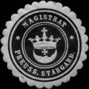 Siegelmarke Magistrat Preuss. Stargard W0313461