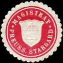 Siegelmarke Magistrat - Preussisch Stargard W0226508